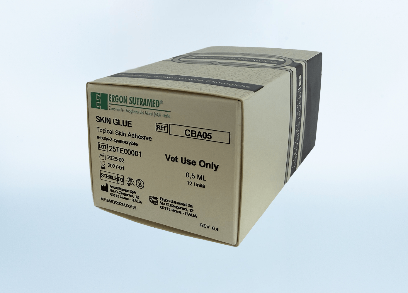 Ergon veterinary skin glue box