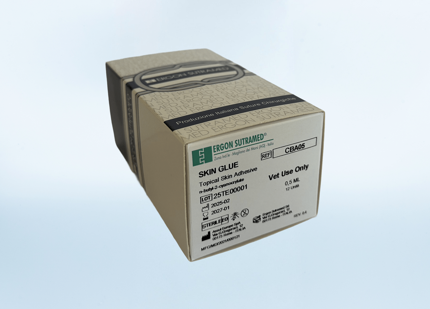 Ergon veterinary skin glue box