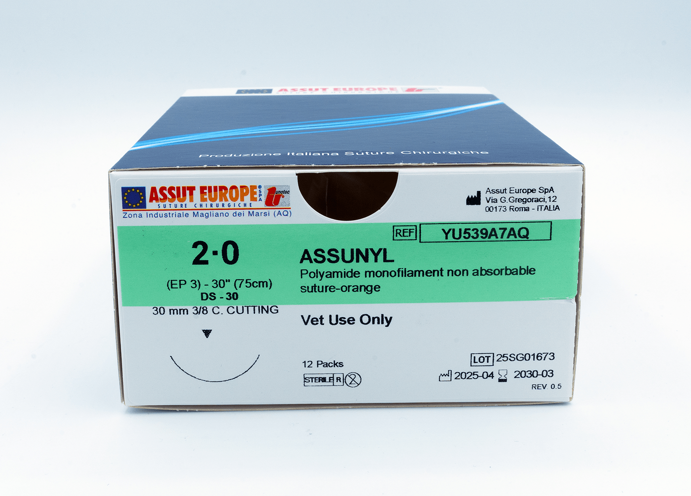 polyamide non-absorbable veterinary sutures box