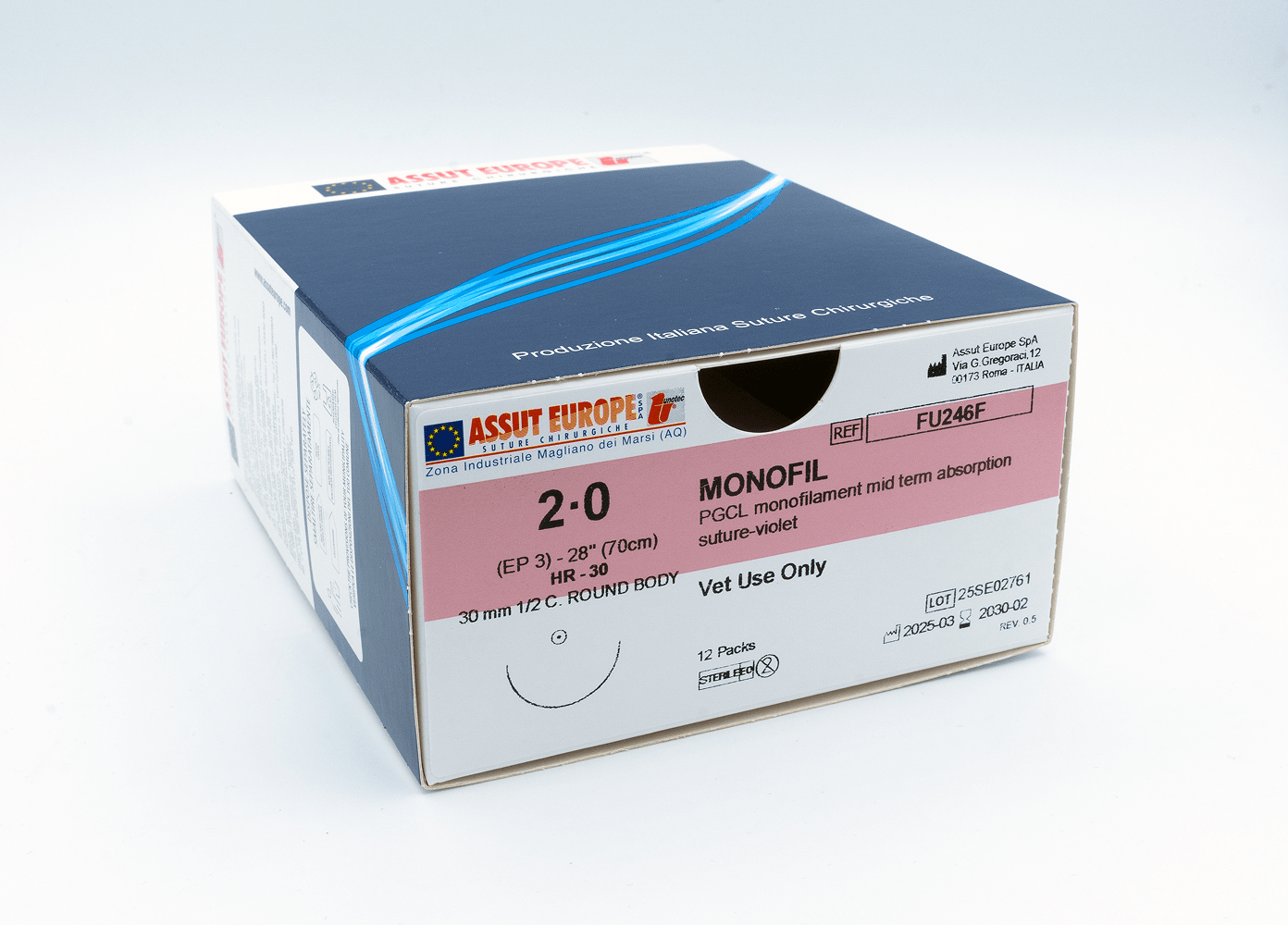 Mid-term absorption veterinary sutures box