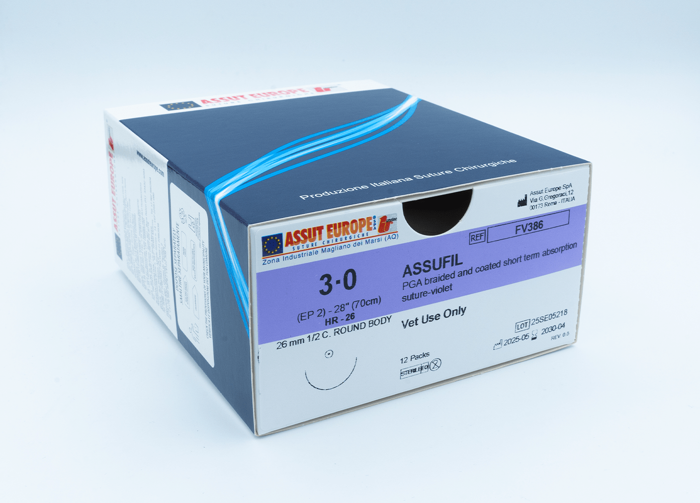 short term absorption Veterinary surgical sutures box