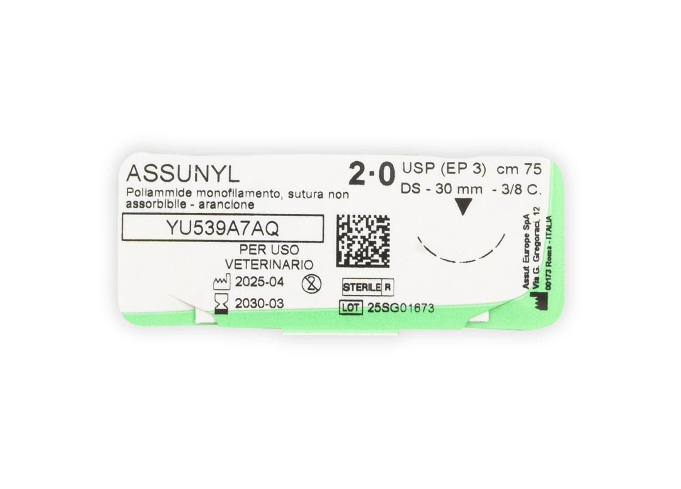 non-absorbable veterinary surgical sutures