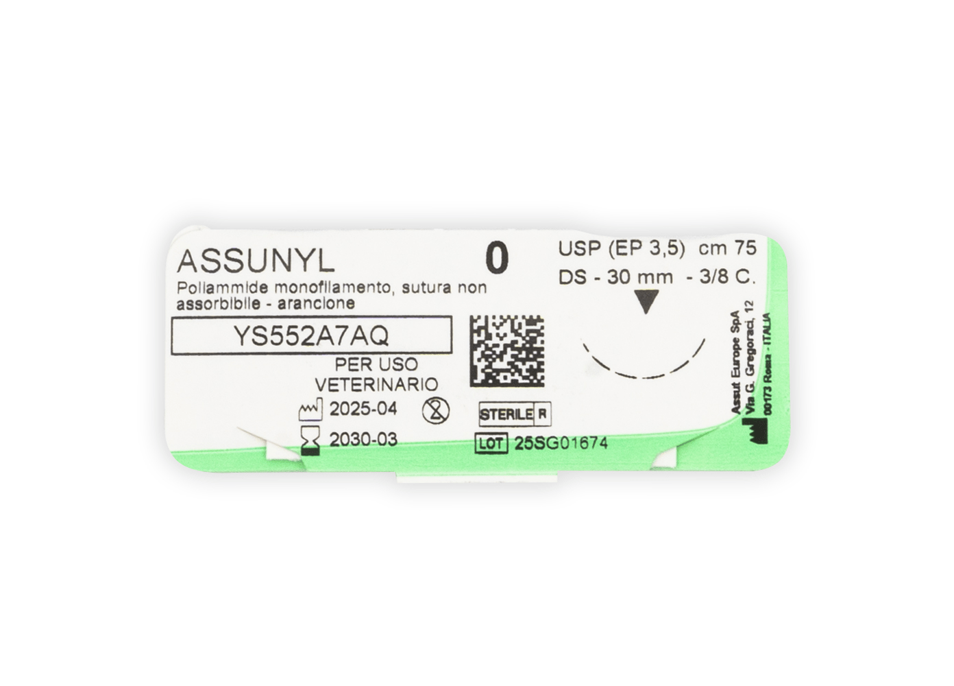 non-absorbable veterinary surgical sutures