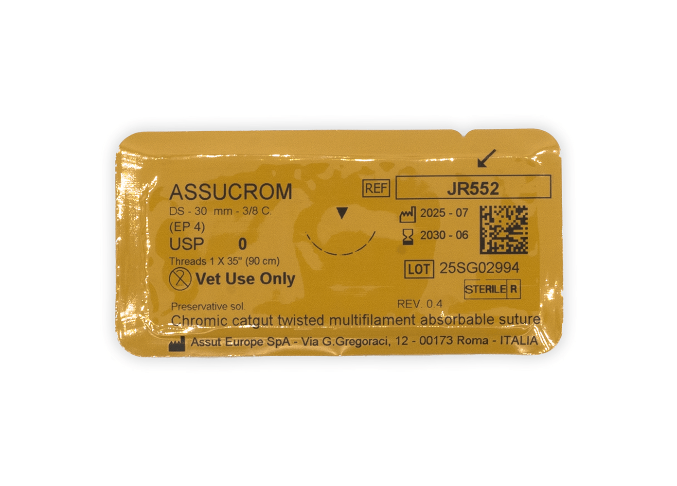 chromic catgut absorbable veterinary surgical suture